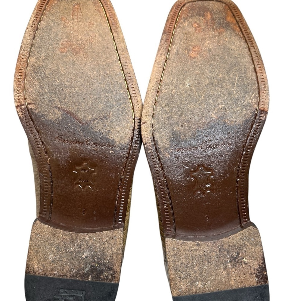 Men's Brown Leather Dress Shoes - Picture 13 of 16